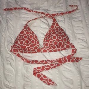 VS coral/white bathing suit